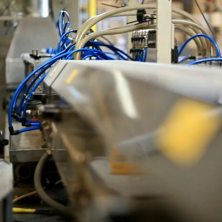 tree shelter factory production line in portugal