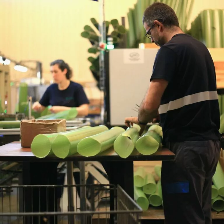 tree ties put onto tree shelters